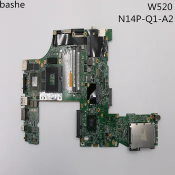 

For Lenovo Think pad w520 laptop motherboard n12p-q1-a1 HM67 independent graphics card motherboard 100% test free shipping