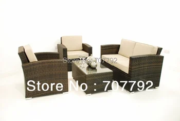 

2017 New Design outdoor rattan patio victoria sofa set
