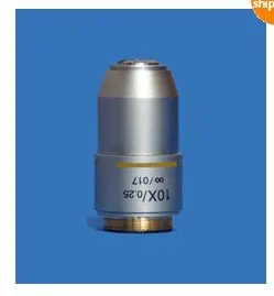 Абсолютно Новый DIN 10X Объектив микроскопа бесконечности плана|microscope objectives|microscope