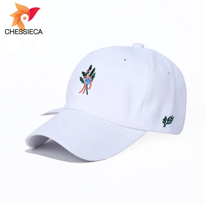 CHESSIECA 2018 Для женщин розовый вышивка Фламинго Бейсбол Кепки s Роскошные Хип хоп