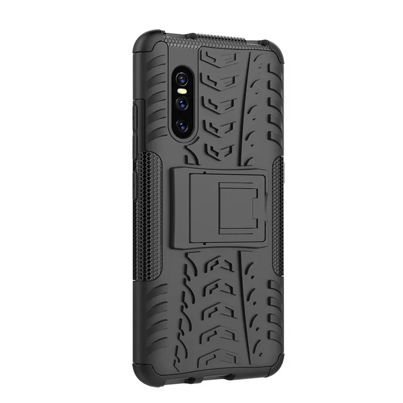 V15Pro Case For Vivo V15 Pro Back Cover PC TPU Silicon Stand Armor Heavy Rugged Phone Celulars Fundas Coque