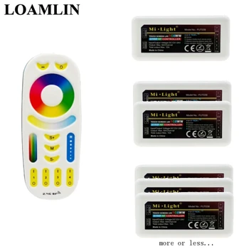 

Mi light Led Controller RGBWW Remote 2.4G Wifi Ibox2 Control RGBWW Box For RGB/RGBW/RGBWW/RGB+CCT Led Strip Light DC12-24V