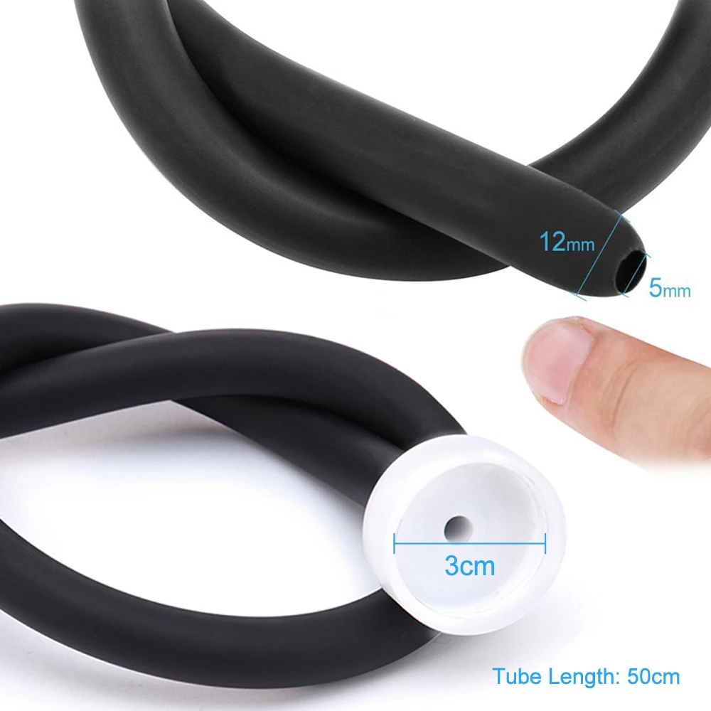 50cm Enema Anal & Vagina Cleaning Tube Anal Plug Rubber Anal Vaginal Washer Douche Enema Tube Sex Toys For Woman Men Gays