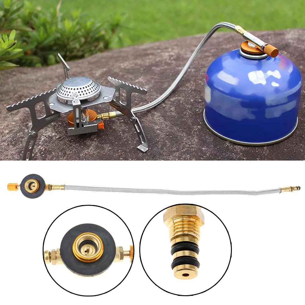 Braided Hose Outdoor Gas Stove Burner Furnace Connector Gas Tank