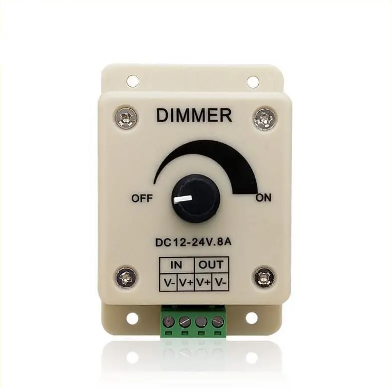 Gire o Botão Dimmer para Lâmpada Levou Única Led Spot Recesso Tira Corda Parede Instalado 12-24 v Cor 1 High Quality Luzes e Iluminação