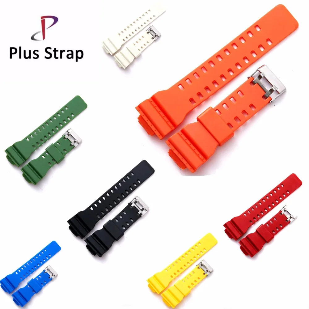 

Plus strap Watch Band Strap for Casio G-SHOCK GA-100 GA-100 GA-120 GA-120 GD-100 GD-120 GA-100C 16 mm Wristband