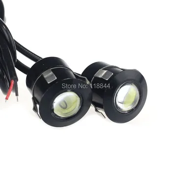 

2Pcs 3W LED DRL Eagle Eye car day reverse Parking of new backup Fog light For VW Toyota Mazda Hyundai Opel Daewoo Free Shipping