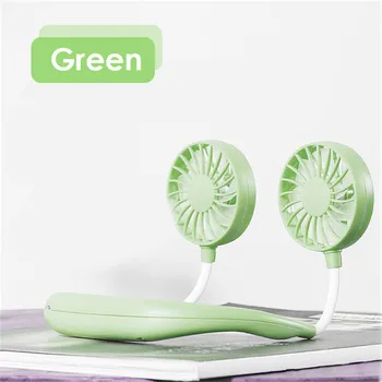 

Neck Hanging Wearable Fan with Built-in Battery Sports Summer Cooling Fan Running Fitness Heat Dissipation Fan Air Conditioner