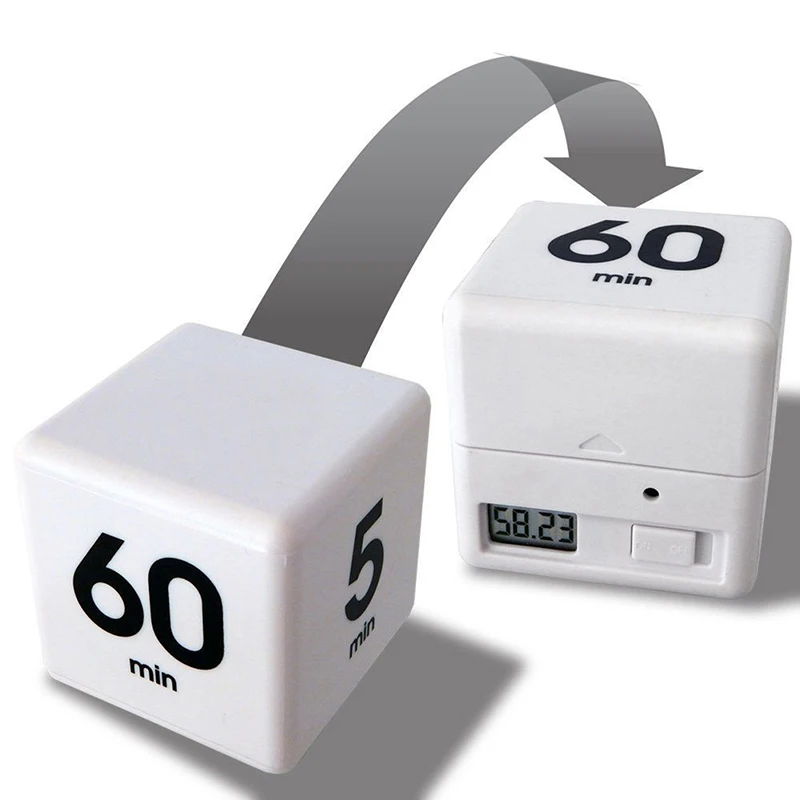 Cube Kitchen Timer The Miracle Cube Timer, 5, 15, 30 and 60 Minutes for