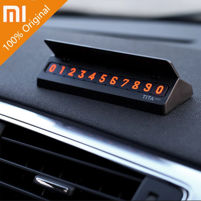 

xiaomi TITA Stop Sign Car Parking Card Stop Sign For Car Move Phone Number Card Support multinational phone numbers