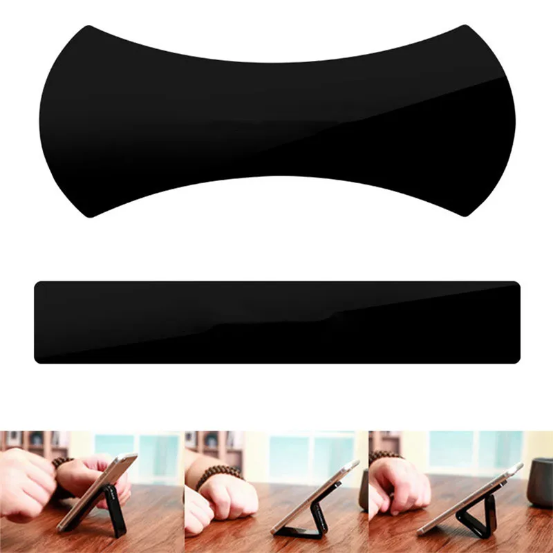 

2Pcs Reusable Amazing Nano Rubber Pad Phone Holder Strong Adsorption Sticker New