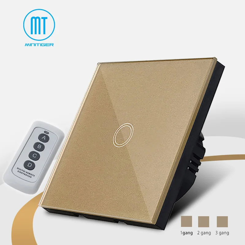 

Touch switch,1/2/3 gang 1 way wall touch switch with LED,2017 Newest 220V Smart Touch Electrical Switches For Home Office Hotel