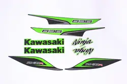 Мотоцикл Высокое qualityfairing carsticker подходит для Kawasaki-NinjaZX6R 2013 лет зеленого цвета