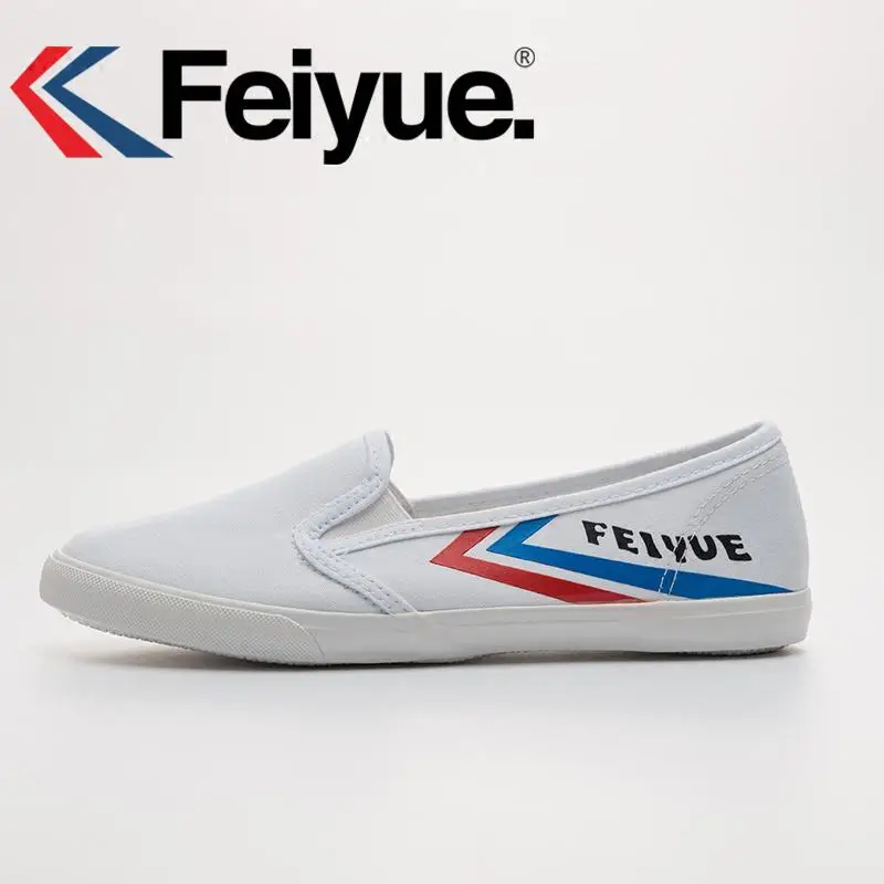 Оригинальные кроссовки Feiyue; Новинка года; обувь Feiyue; обувь для кунг-фу; Военная обувь; мягкие и удобные кроссовки; мужские и wo Мужские размеры - Цвет: white