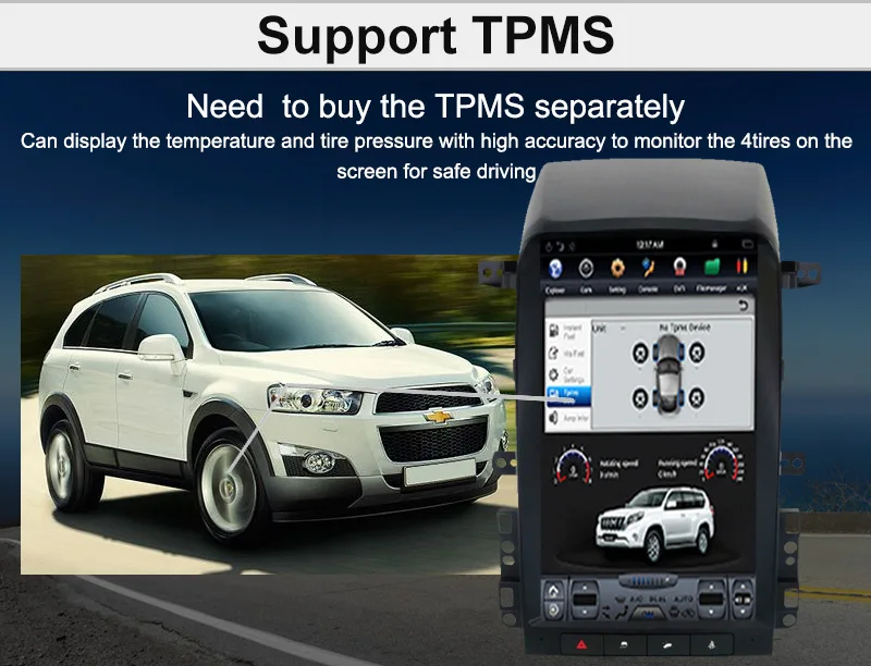 Excellent Android 6.0 Tesla style Car DVD Player GPS Navigation For Chevrolet Captiva 2008 2009 2010 2011 2012 headunit multimedia radio 17