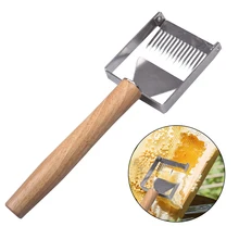 1 шт. Пчеловодство Мед откупорный скребок стальной штифт деревянная ручка Apicultura медовая расческа вилка для меда скребок пчеловодства инструменты 2 стиля