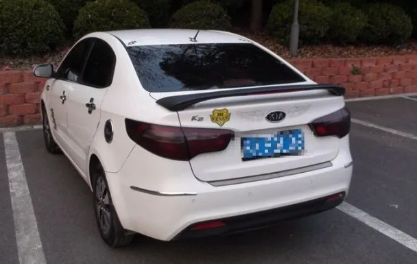 Спойлер для KIA Rio 2011 2015 K2 спойлер светодиодный светильник кой высококачественный