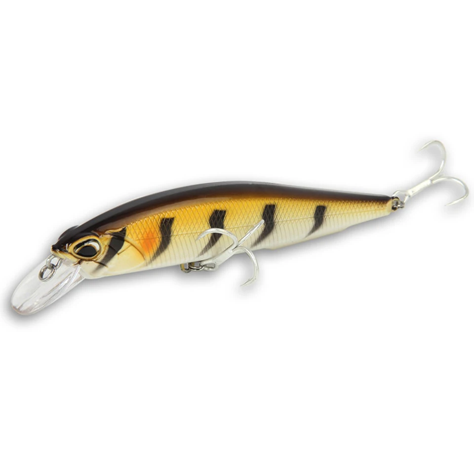  1PCS 11cm 14g Floating Professional Fishing Lure Wobbler Minnow 0.8-1.2m Bass Pike Swim Bait