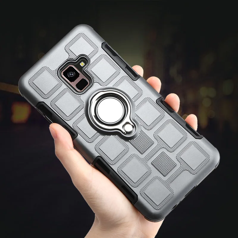 

Metal Bracket Ring mobile Capa Case For Samsung Galaxy J2 2018 J250 J250F Coque Cover For Galaxy J2 Pro 2018 Soft Etui Funda