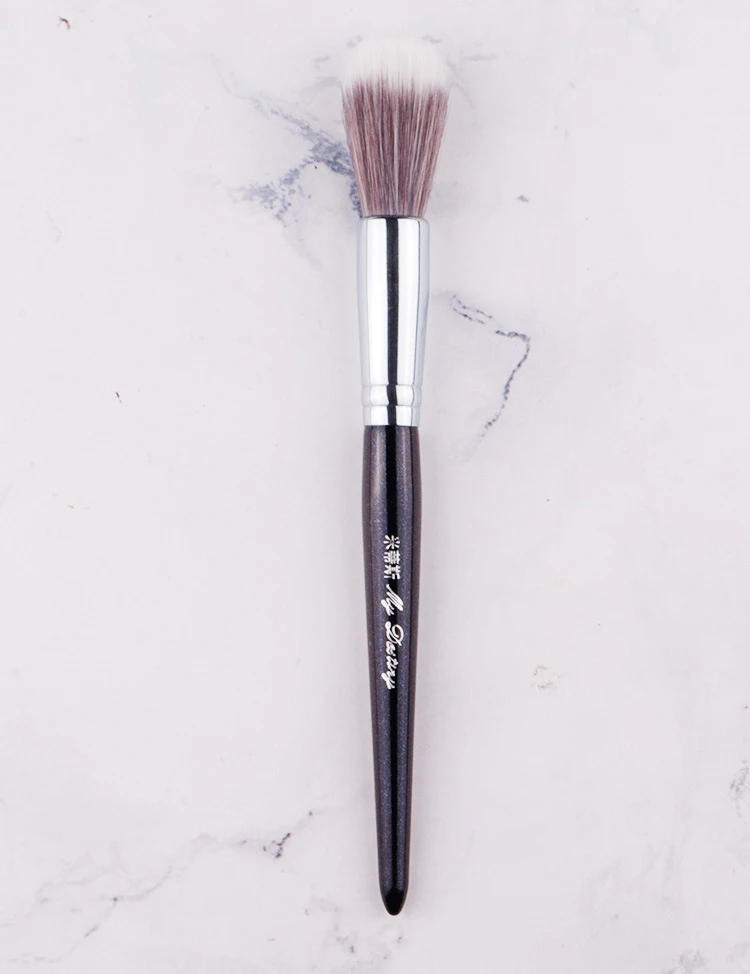 

1 piece 017 Buffing Makeup Brushes Highlighter Blusher Powder contour Synthetic hair Wood handle Professional Make up tools