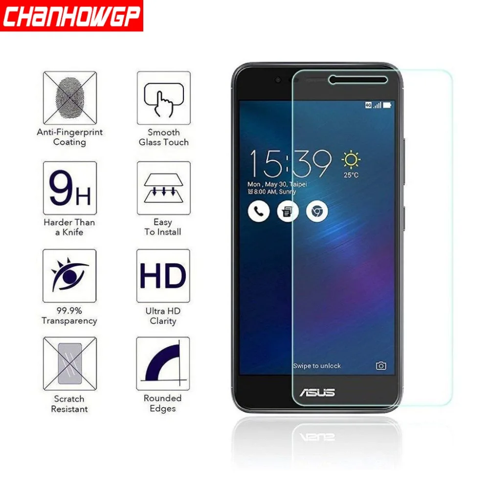 Защитное стекло закаленное 9H для ASUS Pegasus 3 X008 X008D Zenfone 3x008 Asus Max ZC520TL|Защитные стёкла