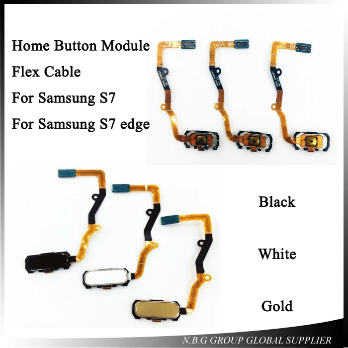 100 шт./лот DHL для Samsung Galaxy S7 G930/ Edge G935 G935A G935V Главная Кнопка Модуль гибкий кабель меню