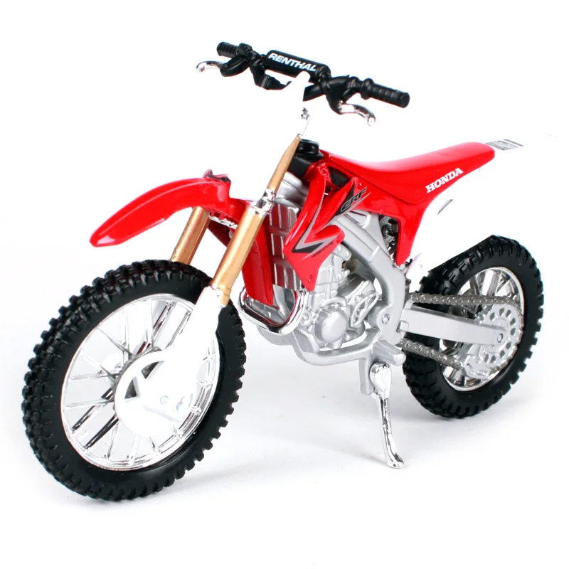 Maisto 1:18 Honda CRF 450 R красный мотоцикл литье под давлением модель игрушки в коробке 10021