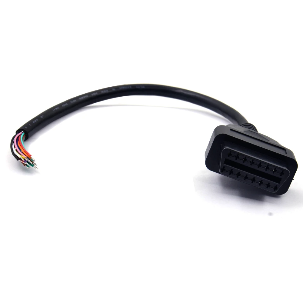 OBD OBD2 16-контактный Женский кабель для открытия кабеля Автомобильный диагностический интерфейс разъем OBD II Женский конвертер OBD2 Мужской кабель