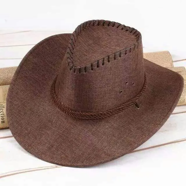 Крутые Западные Ковбойские шляпы, мужские солнцезащитные козырьки, кепки для женщин, для путешествий, представление, западные шляпы, Chapeu, ковбойские цвета