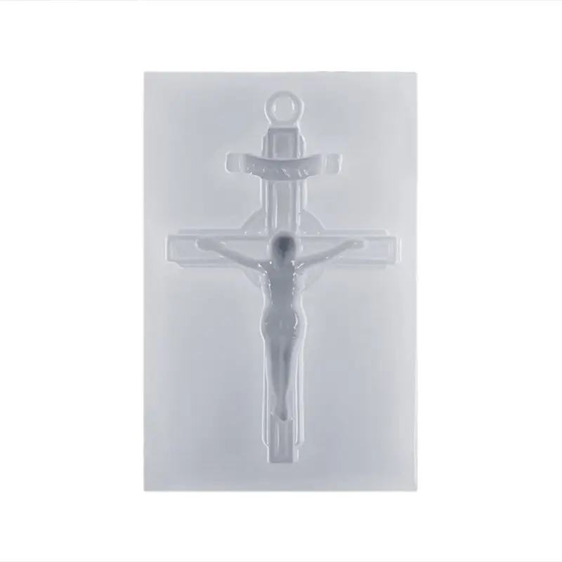 Силиконовая форма изысканный винтажный крест Jesus зеркало DIY Инструменты для