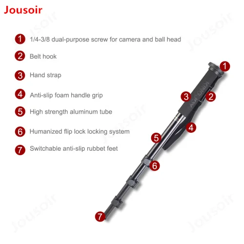  Aluminum Monopod With Twist Lock Stand For Camera Video Studio Hiking CD15