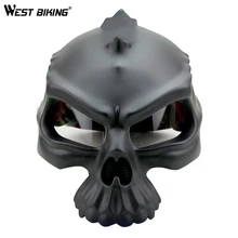 WEST BIKING Cycling Helmet Skull Motorcycle Helmet Harley Open Face Retro Motorbike Casco Capacete Ciclismo Bike Bicycle Helmets