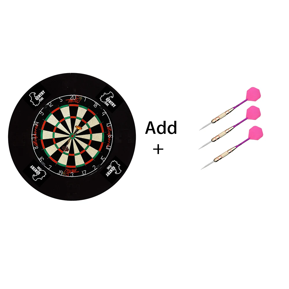 GENTRY LIVE EVA dartboard surround, dartboard backboard. Практичная защита 18 дюймов Дротика доска объемный добавьте 3 шт. сталь Дротика