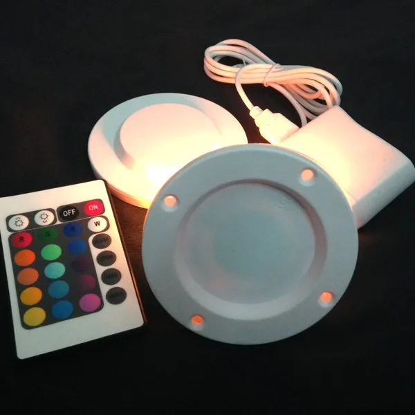 15 Waterproof outdoor battery operated 16 colors remote control led light