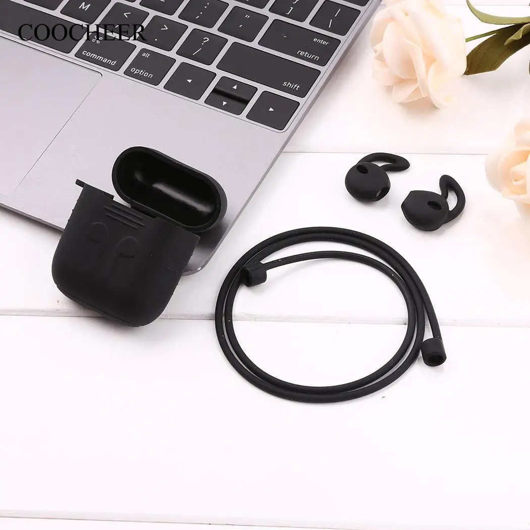 Гарнитура с отверстием для зарядки защитный чехол AirPods Bluetooth прочный|Аксессуары