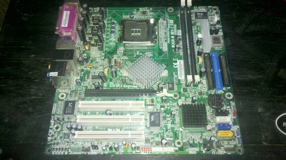 

Motherboard for 5188-3309 ECS RC410-M REV. 1.1 well tested working