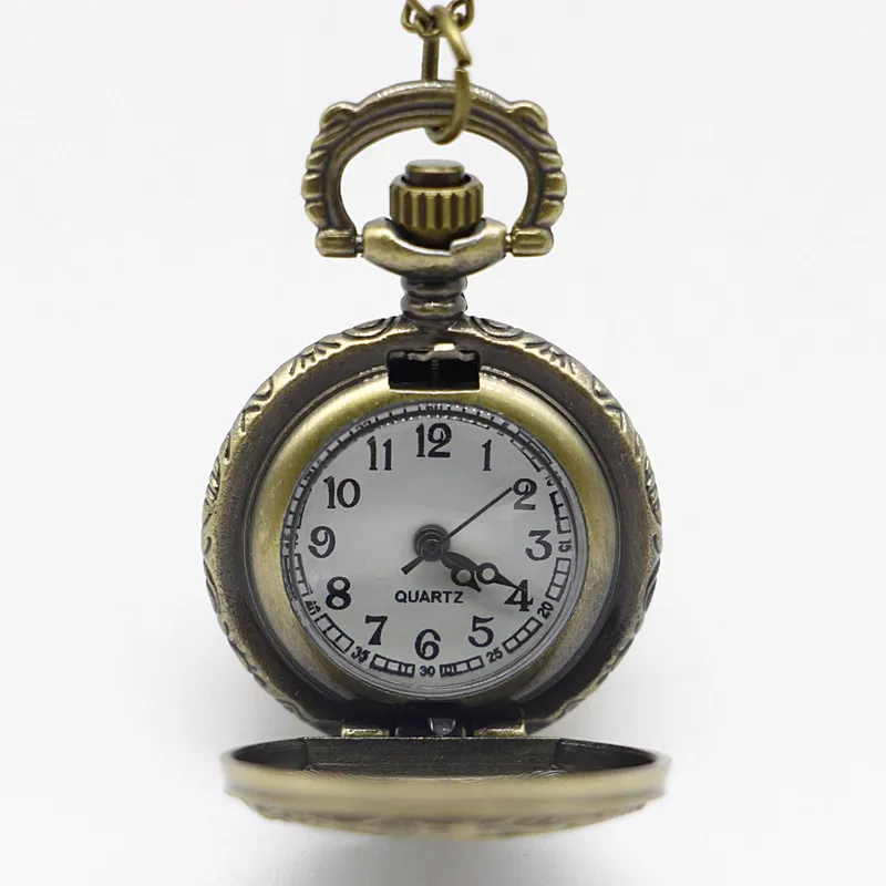 Винтажный Дом Таргариен бронзовые Кварцевые карманные часы кулон ожерелье мужские женские рождественский подарок
