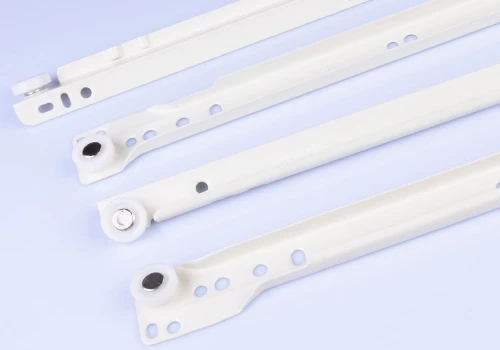 

Drawer track two drawer rail white old models