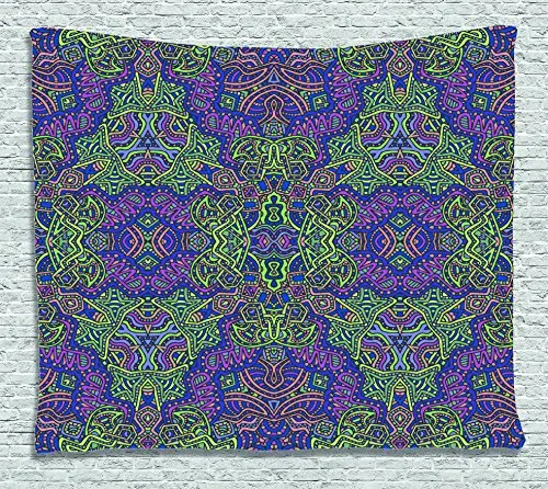 psychedelic decor fractal pattern