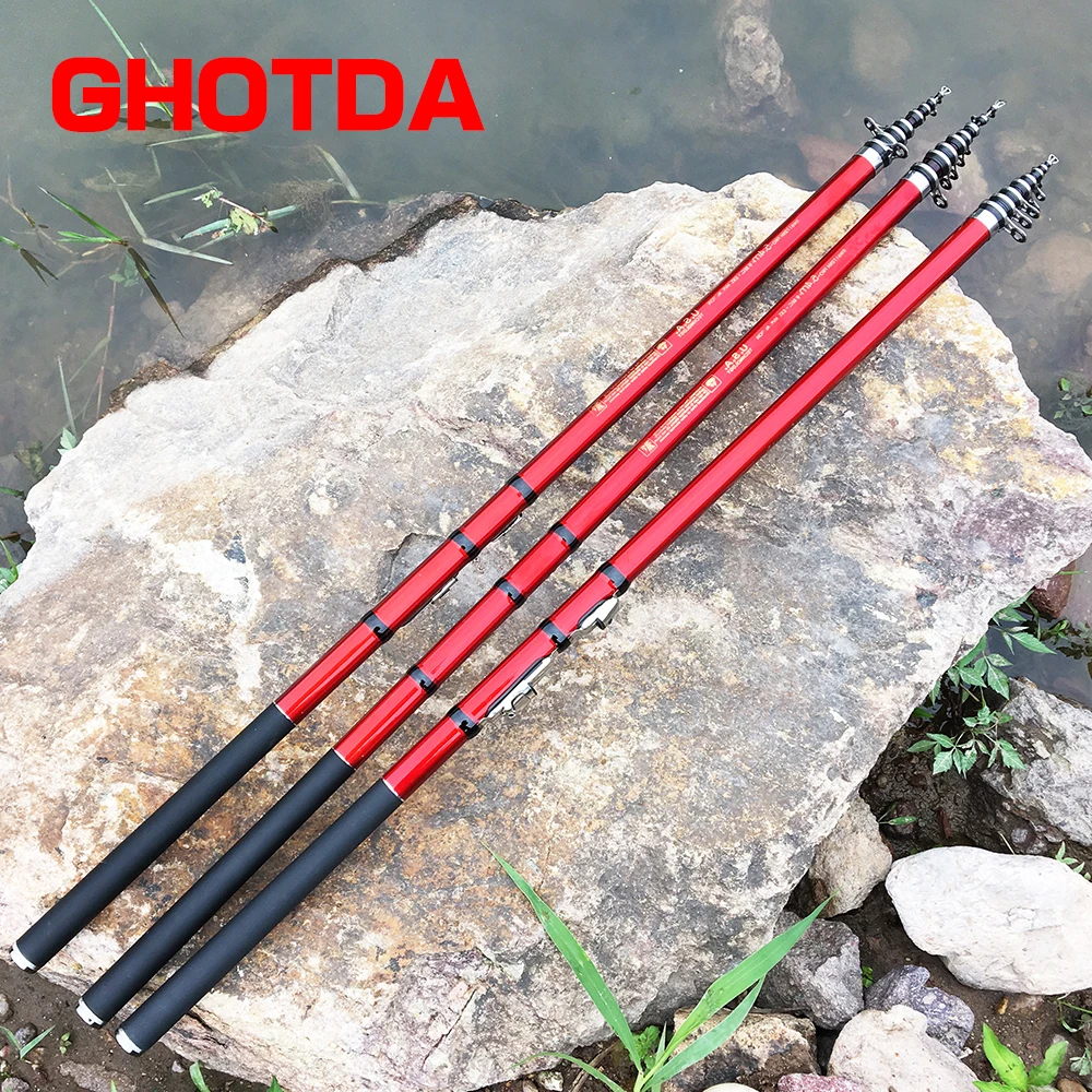 Rock Fishing Rod 3.6M 4.5M 5.4M 6.3M Fishing Rod Carbon Spinning