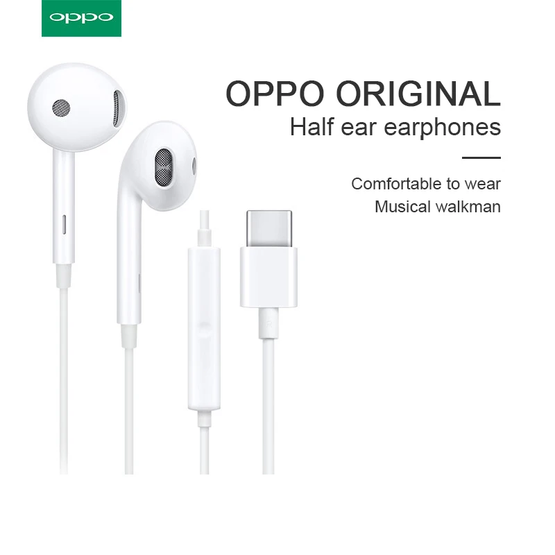 type c earphones oppo