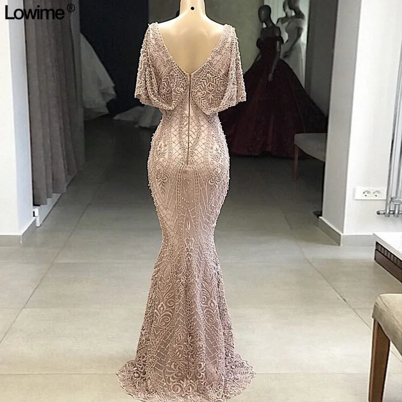Wholesale Mermaid Dubai Couture Formal Party Gowns Custom Made Lace Evening Dresses Abendkleider Aibye Arabic Prom Dress Vestido (7)