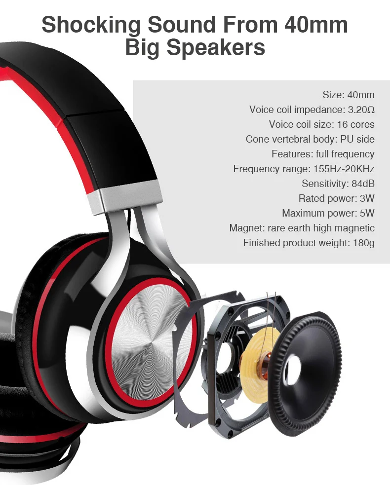 Bluetooth Headphones with microphone Noise Cancelling Stereo Headset Gamer wireless headset bluetooth for iPhone Samsung Xiaomi  (5)