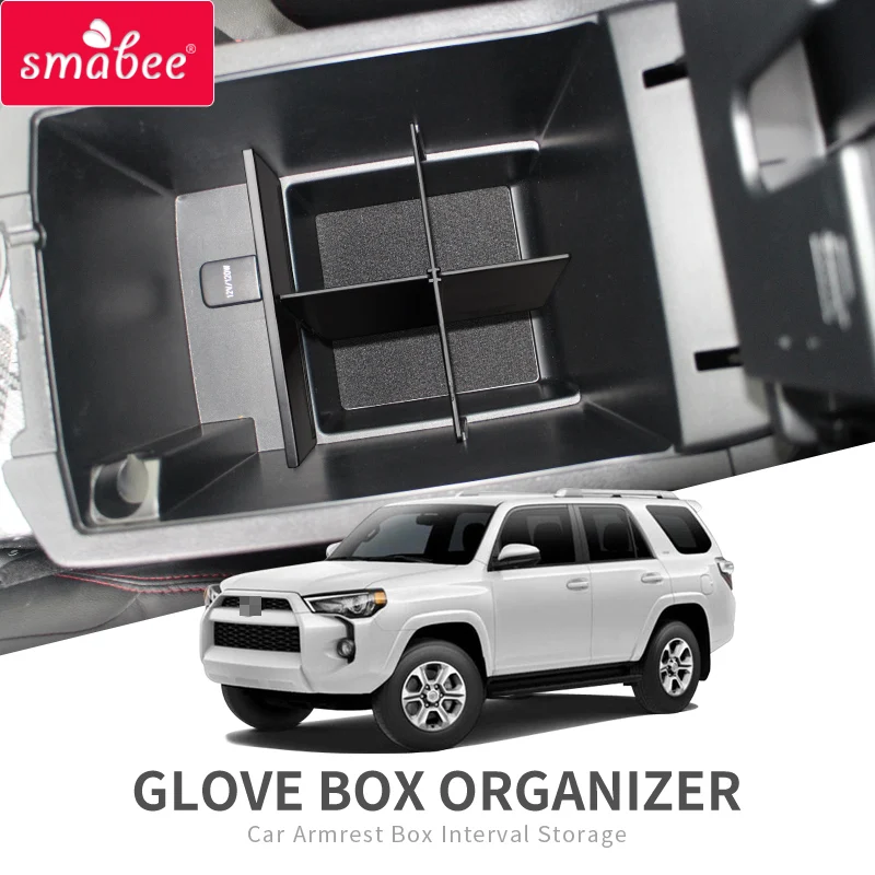 

Smabee Car Central Armrest Box Interval Storage For Toyota 4RUNNER Storage Tidying Box Central Storage Separator Box