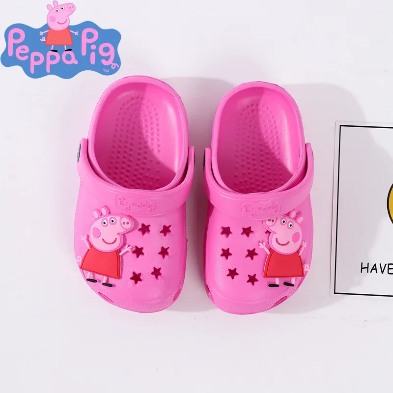 Новые оригинальные PEPPA игрушки "Свинка" детская обувь детские домашние летние Нескользящие тапочки для мальчиков и девочек Peppa George игрушки подарки