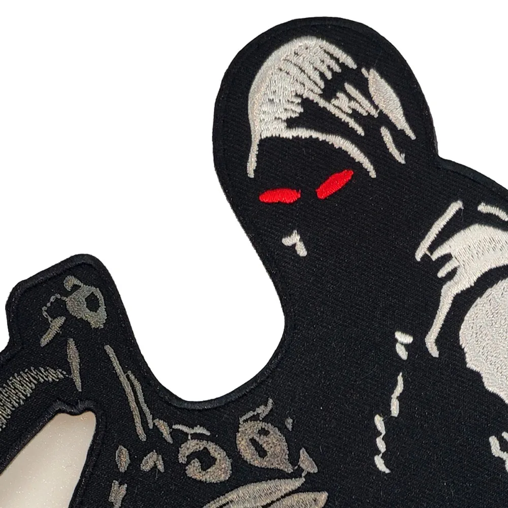 Riding Reaper Patch Embroidered Biker Back Jacket Patch