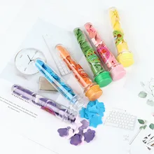 1 шт. переносная трубка ароматическое мыло в форме лепестков для путешествий мыло для путешествий мыльные хлопья мытье мыла романтические ночные инструменты(случайный цвет