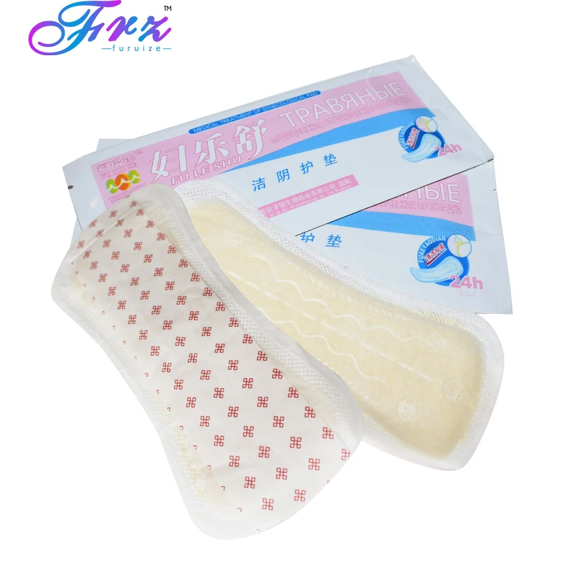 Herbal Pads Feminine Hygiene Fuleshu tampons Pads For Women Health natural herbars panty liner towel Gynecological pads on sale