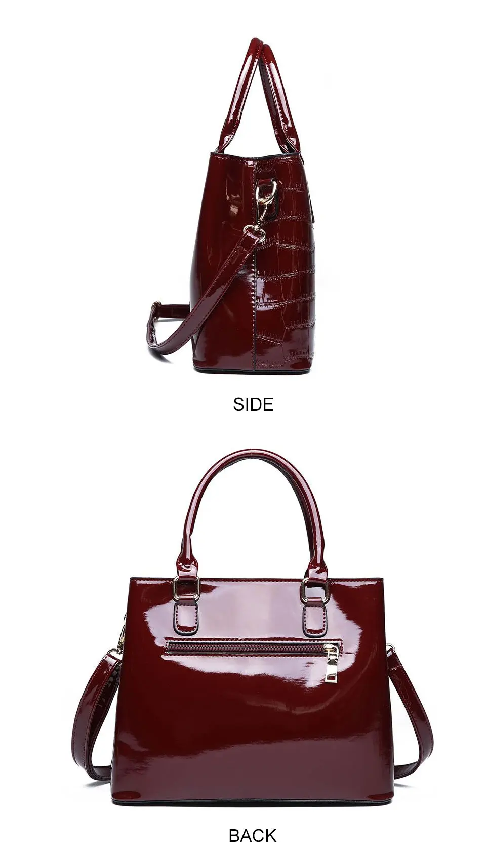 ACELURE, женская сумка на плечо, роскошная, высокое качество, Классическая, крокодиловый узор, сумка, брендовая, дизайнерская, большая, вместительная, сумка-мессенджер