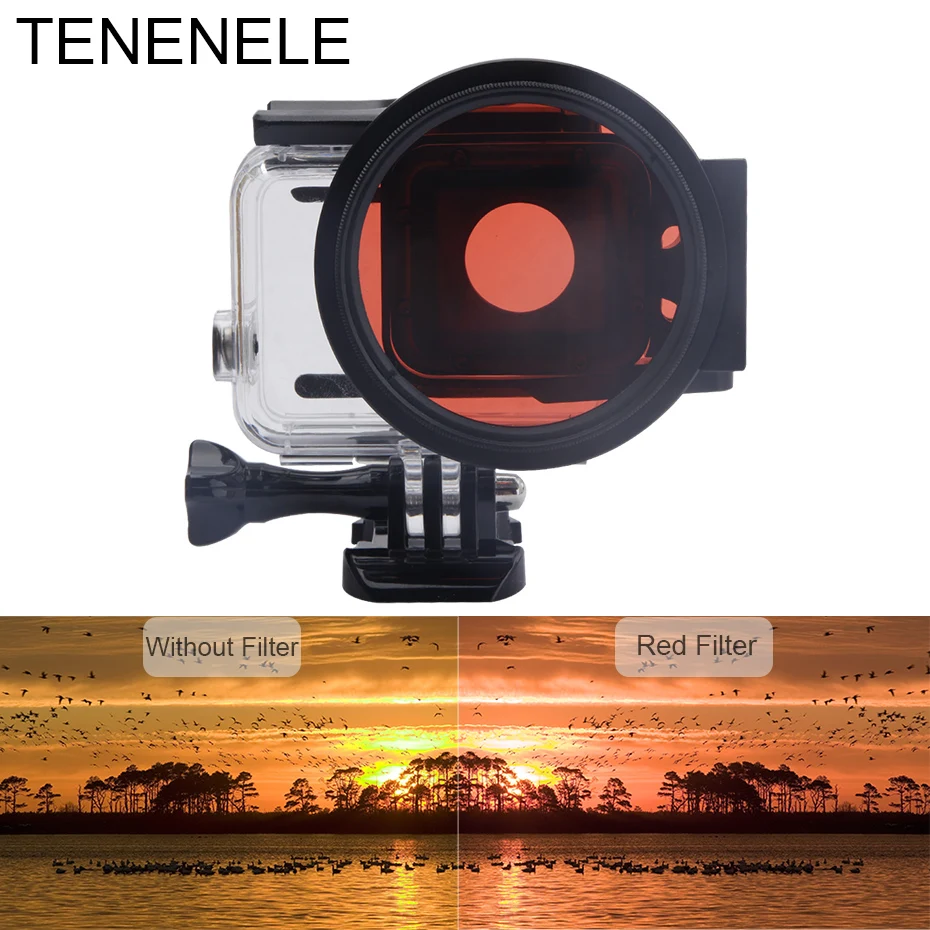 Buy Sport Action Camera Filter Magenta/Yellow/Red